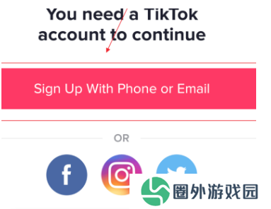 TikTok怎么注册1