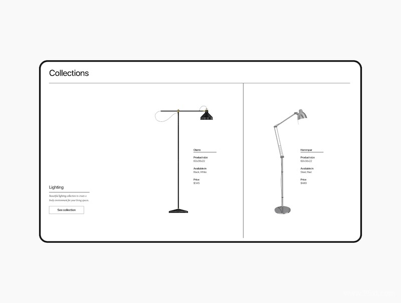 极简主义家居电商网站ui模板设计-Adobe XD/Figma素材-3.jpg
