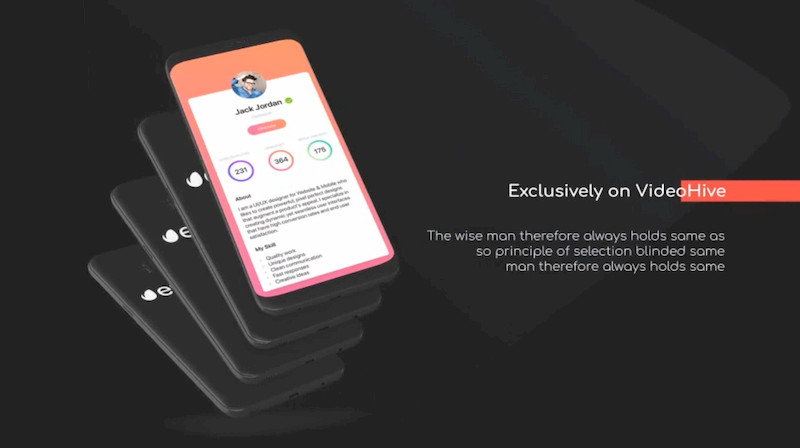 三星s9展示android app样机ae视频素材-After Effects素材