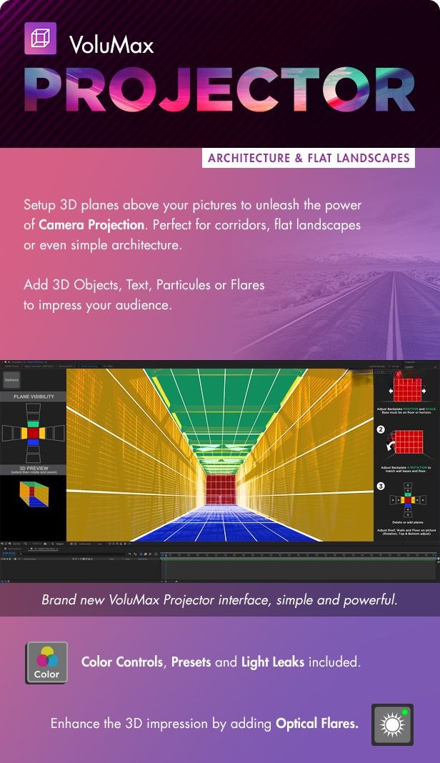 将照片制作成3d视频效果的AE视频动画工具素材-After Effects素材