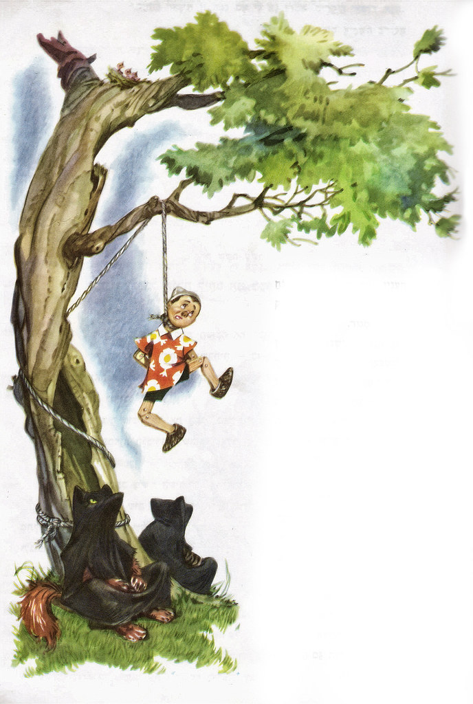 《木偶奇遇记》原版故事：匹诺曹杀了吉米，最后被吊死了